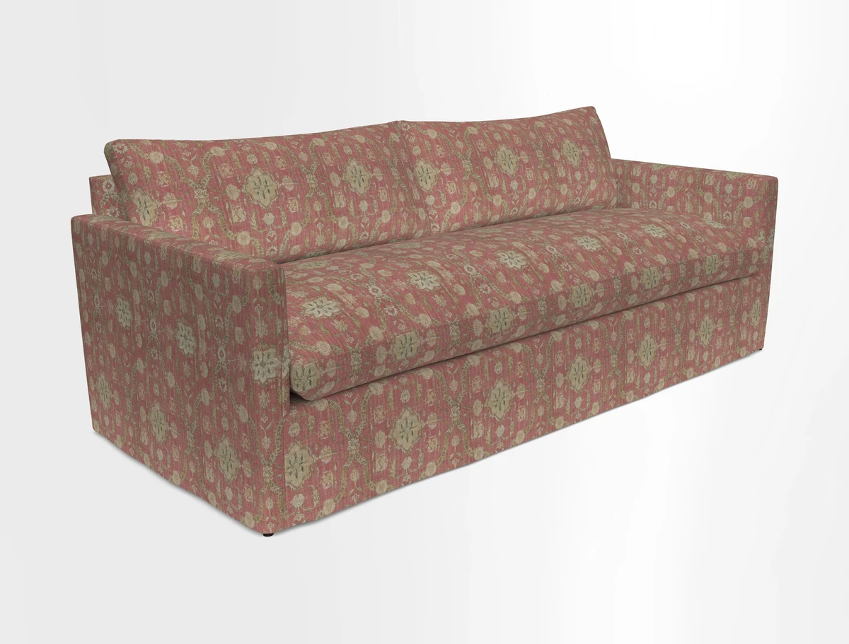 Heyshott 4 Seater Sofa in Two Tone Plain Biscuit. Loose cover option available