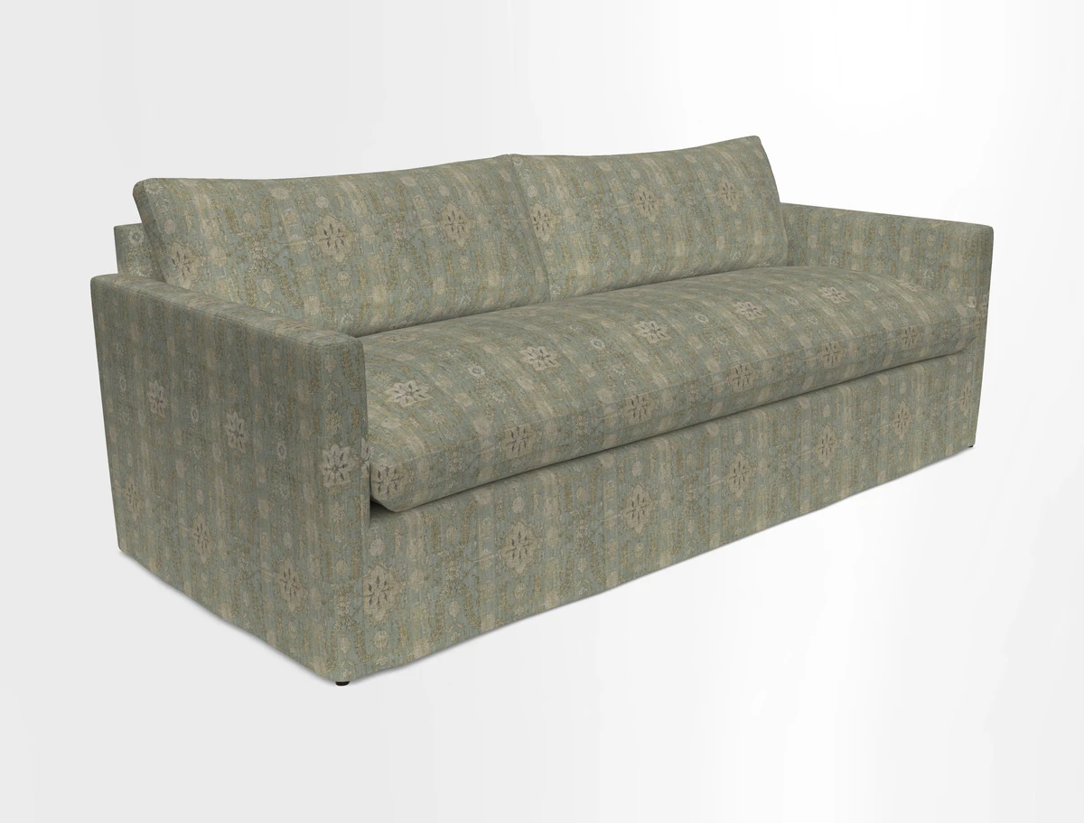 Heyshott 4 Seater Sofa in Two Tone Plain Biscuit. Loose cover option available