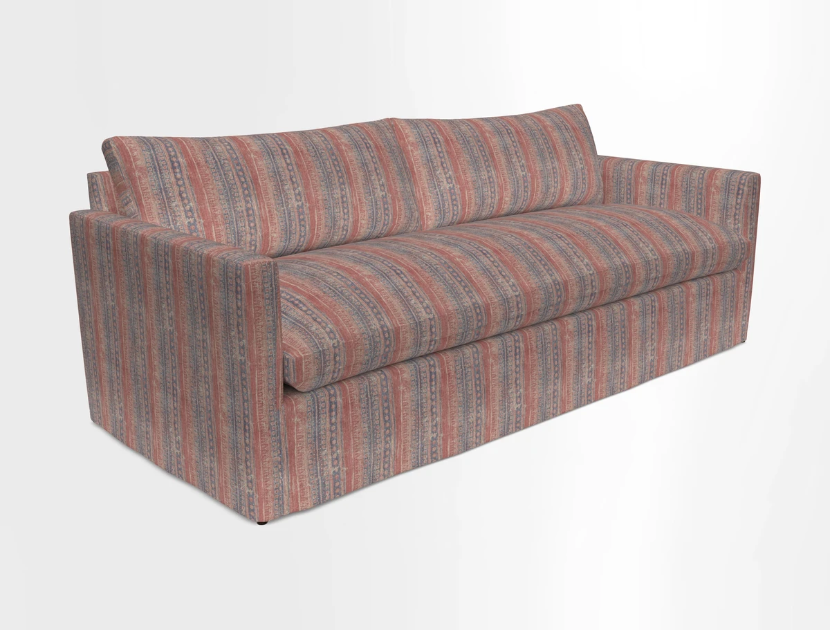 Heyshott 4 Seater Sofa in Two Tone Plain Biscuit. Loose cover option available