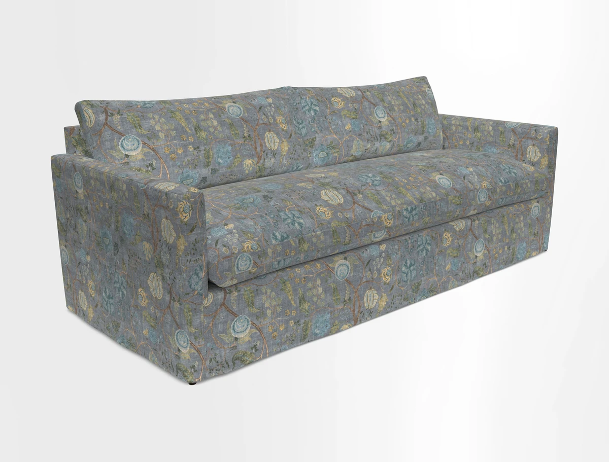 Heyshott 4 Seater Sofa in Two Tone Plain Biscuit. Loose cover option available