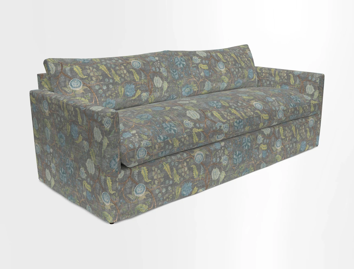 Heyshott 4 Seater Sofa in Two Tone Plain Biscuit. Loose cover option available