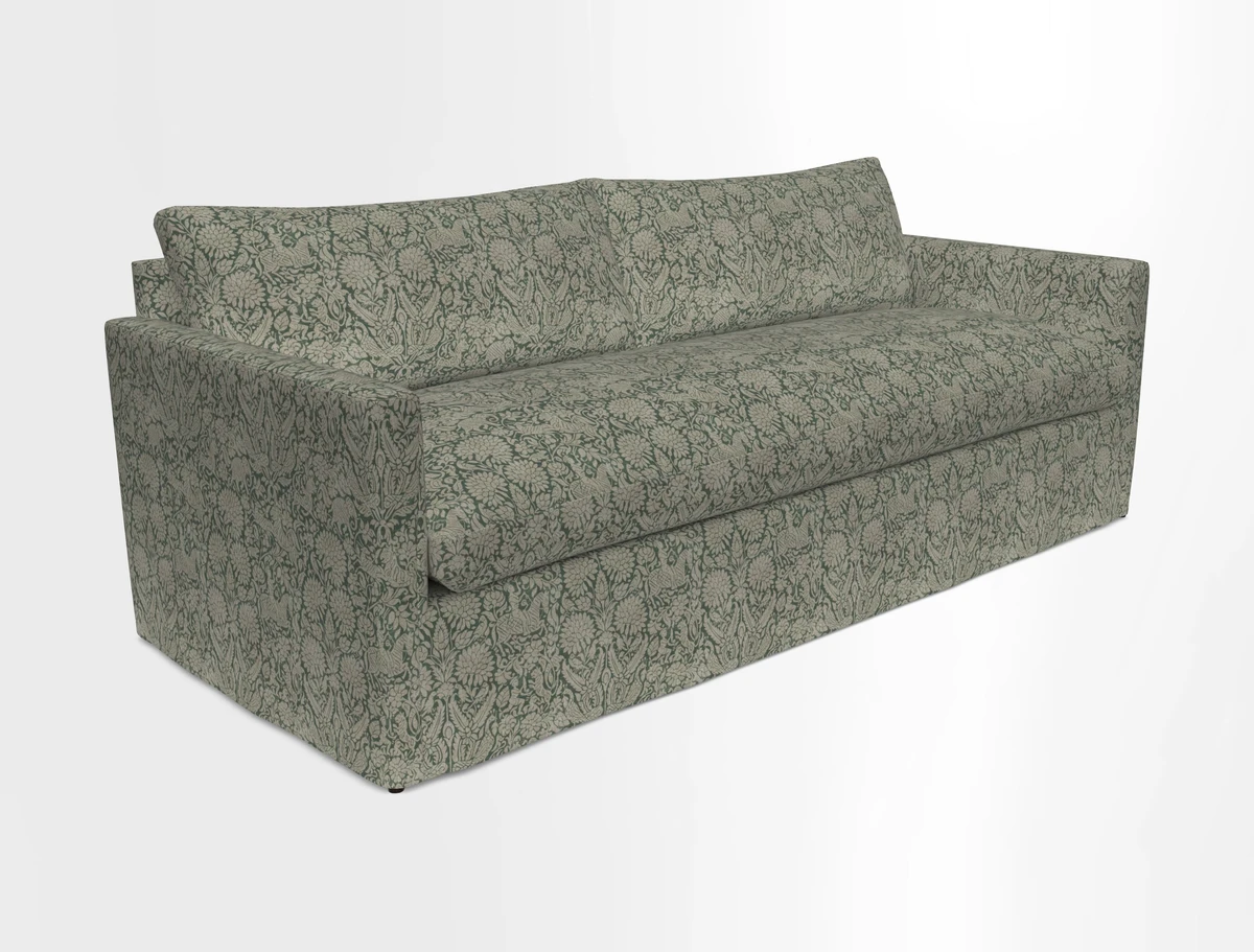 Heyshott 4 Seater Sofa in Two Tone Plain Biscuit. Loose cover option available