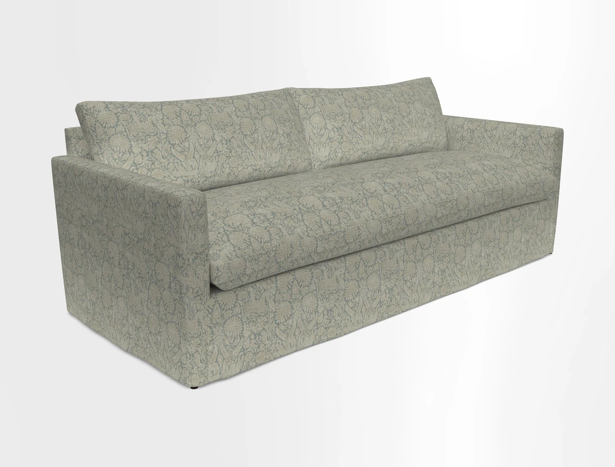 Heyshott 4 Seater Sofa in Two Tone Plain Biscuit. Loose cover option available