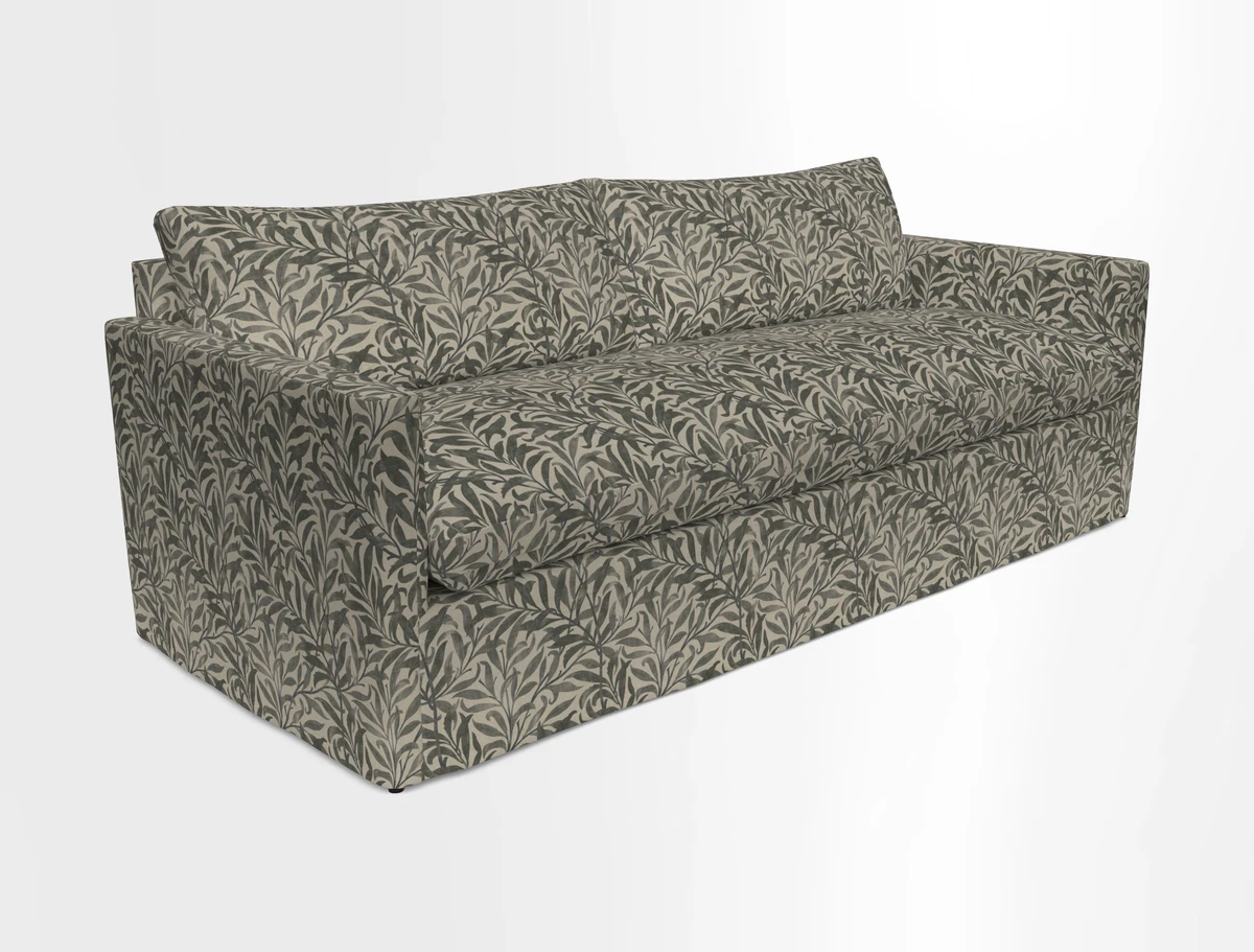 Heyshott 4 Seater Sofa in Two Tone Plain Biscuit. Loose cover option available