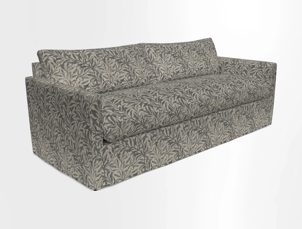 Heyshott 4 Seater Sofa in Two Tone Plain Biscuit. Loose cover option available