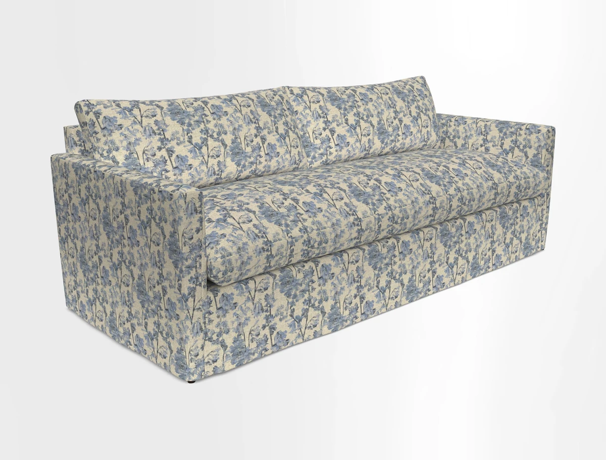 Heyshott 4 Seater Sofa in Two Tone Plain Biscuit. Loose cover option available