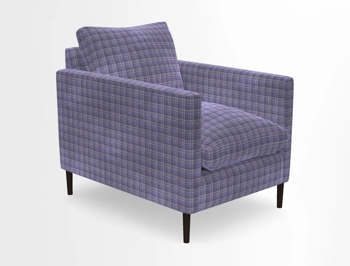 Heyshott Chair in Two Tone Plain Biscuit. Loose cover option available