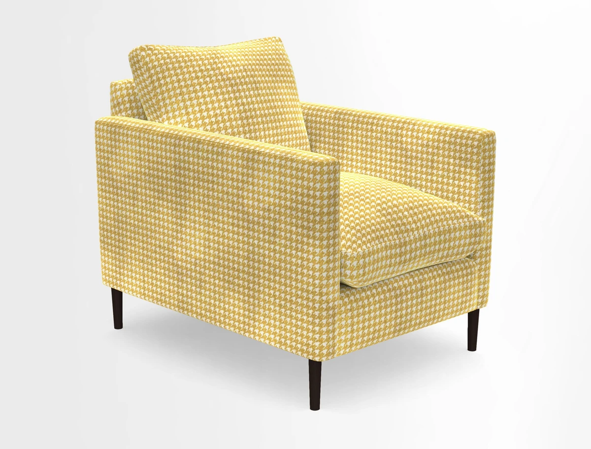 Heyshott Chair in Two Tone Plain Biscuit. Loose cover option available