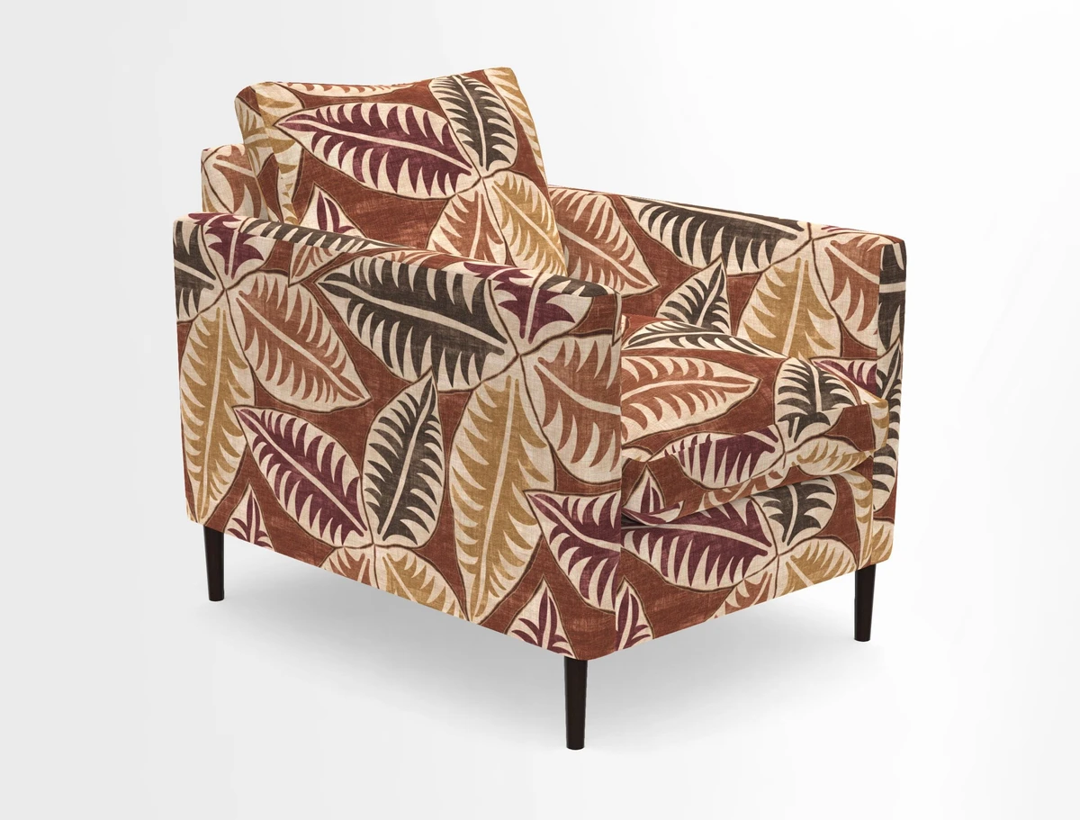 Heyshott Chair in Two Tone Plain Biscuit. Loose cover option available