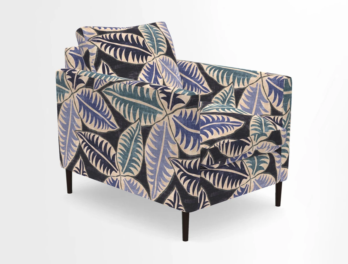 Heyshott Chair in Two Tone Plain Biscuit. Loose cover option available