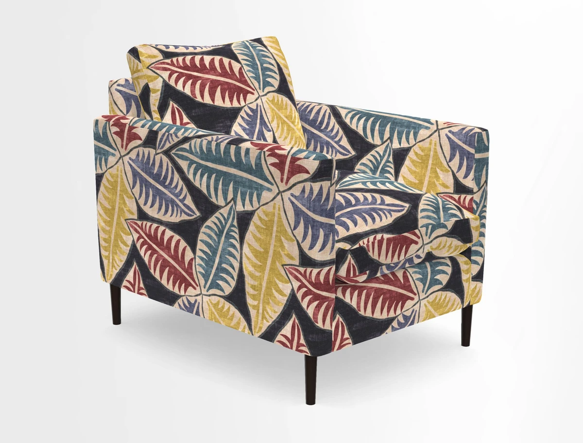 Heyshott Chair in Two Tone Plain Biscuit. Loose cover option available
