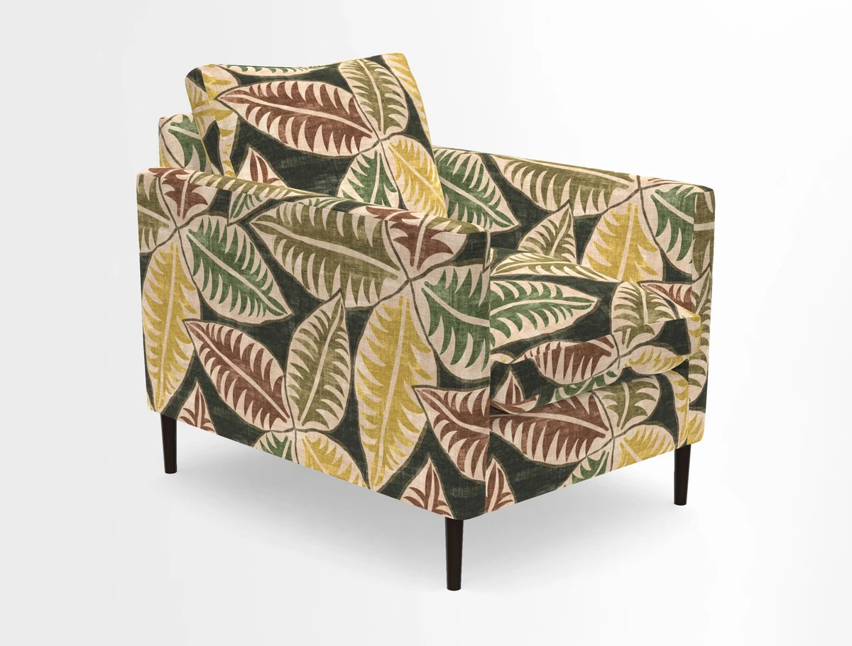 Heyshott Chair in Two Tone Plain Biscuit. Loose cover option available