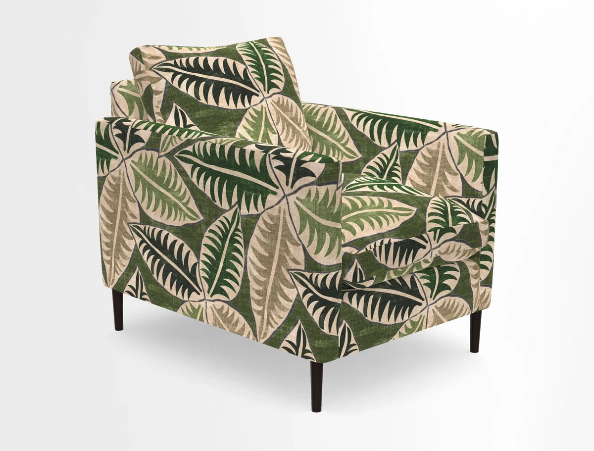 Heyshott Chair in Two Tone Plain Biscuit. Loose cover option available