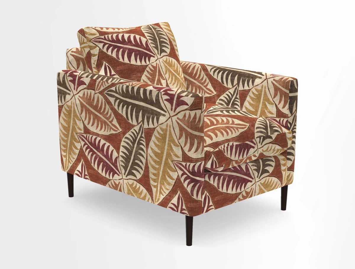 Heyshott Chair in Two Tone Plain Biscuit. Loose cover option available