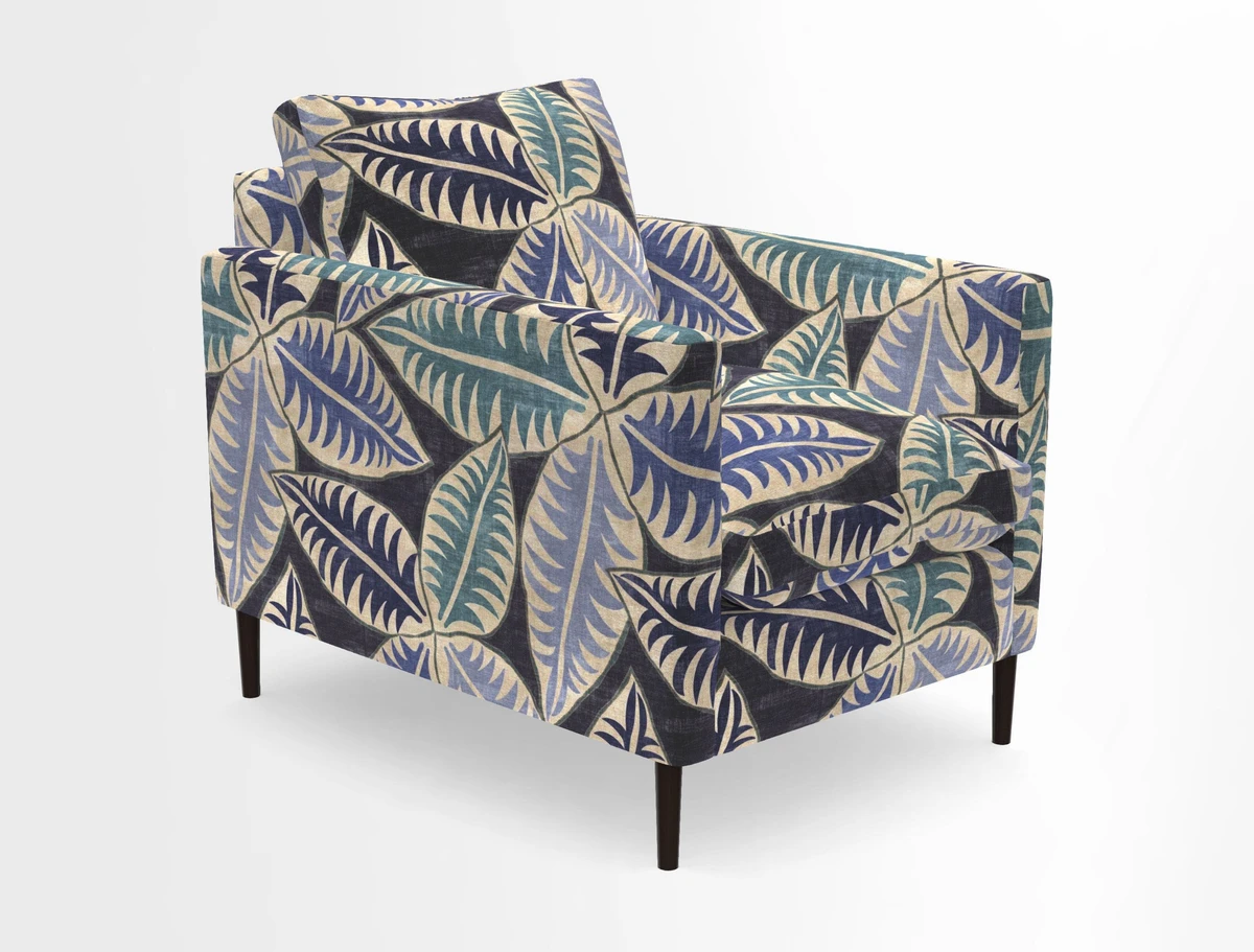 Heyshott Chair in Two Tone Plain Biscuit. Loose cover option available
