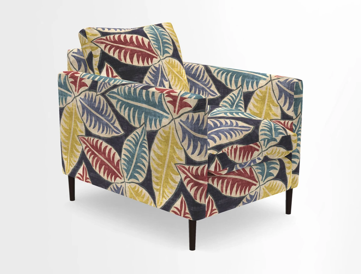 Heyshott Chair in Two Tone Plain Biscuit. Loose cover option available