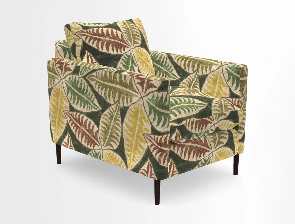 Heyshott Chair in Two Tone Plain Biscuit. Loose cover option available