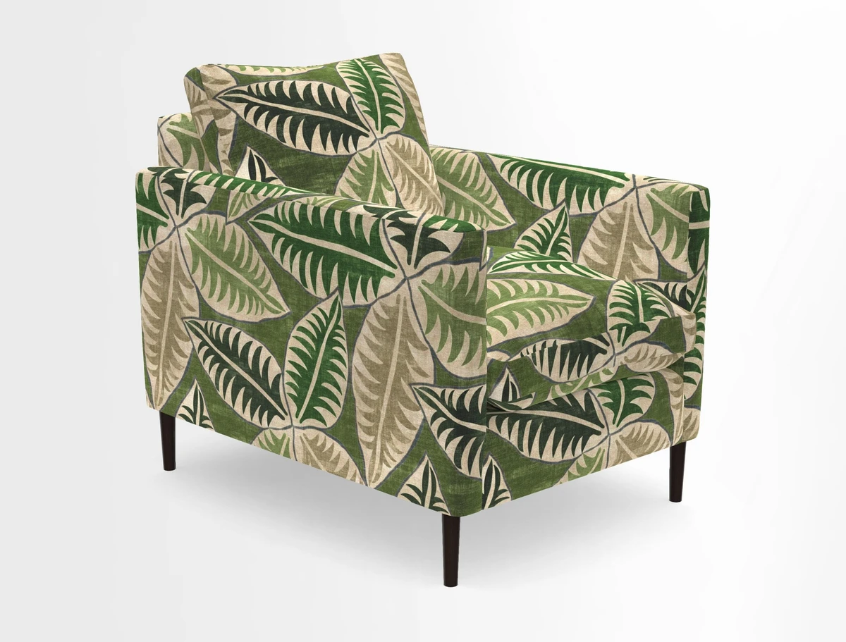 Heyshott Chair in Two Tone Plain Biscuit. Loose cover option available