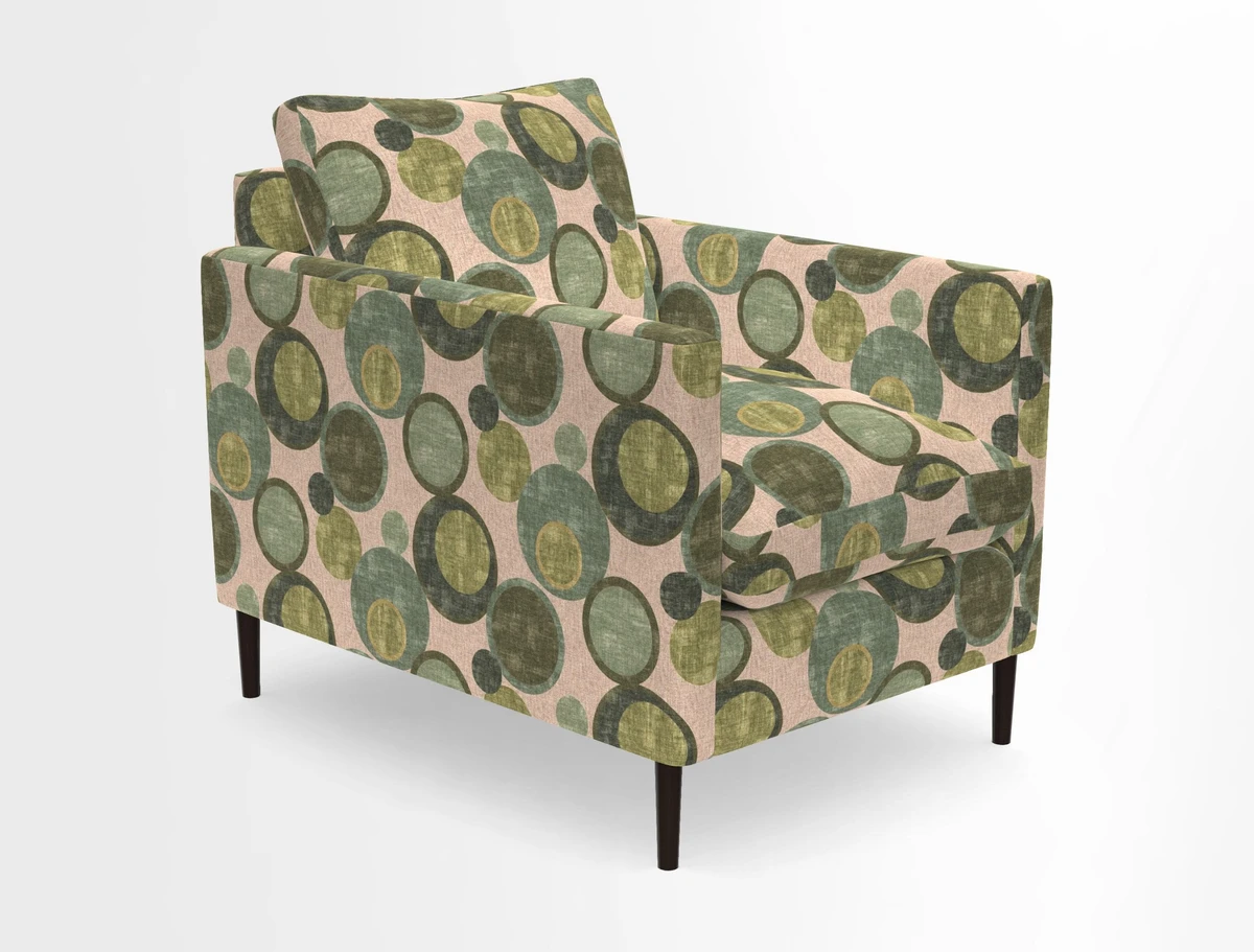 Heyshott Chair in Two Tone Plain Biscuit. Loose cover option available