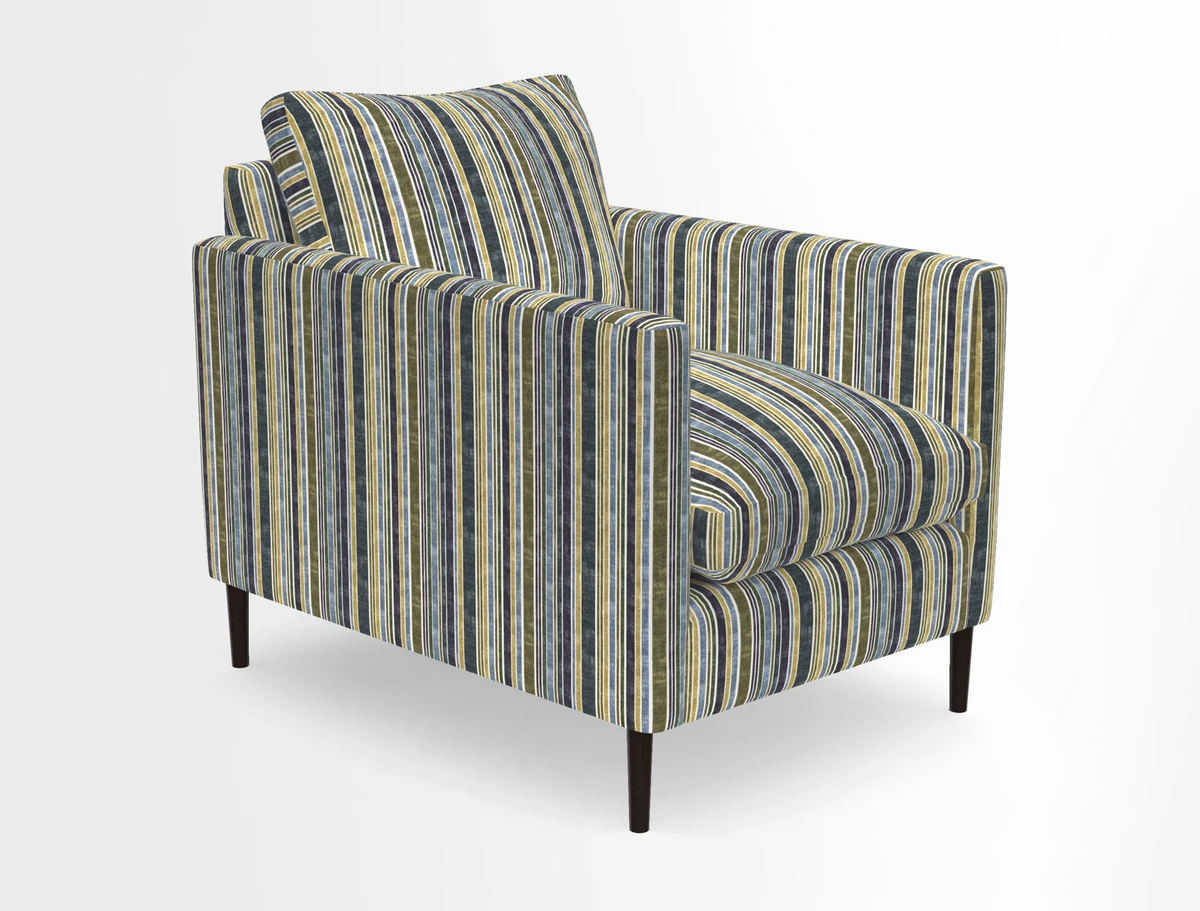 Heyshott Chair in Two Tone Plain Biscuit. Loose cover option available