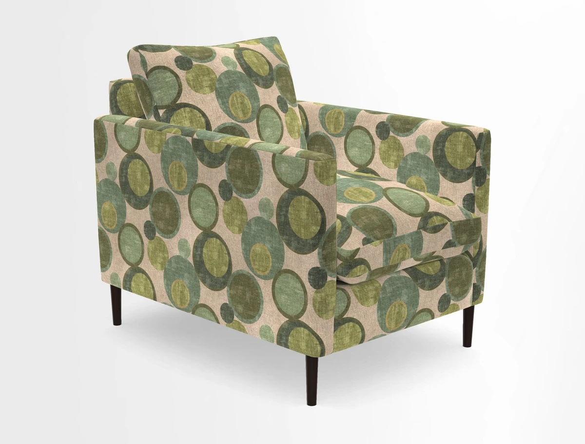 Heyshott Chair in Two Tone Plain Biscuit. Loose cover option available