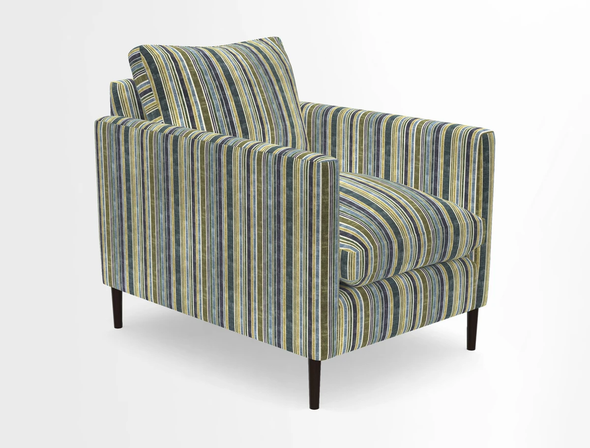 Heyshott Chair in Two Tone Plain Biscuit. Loose cover option available