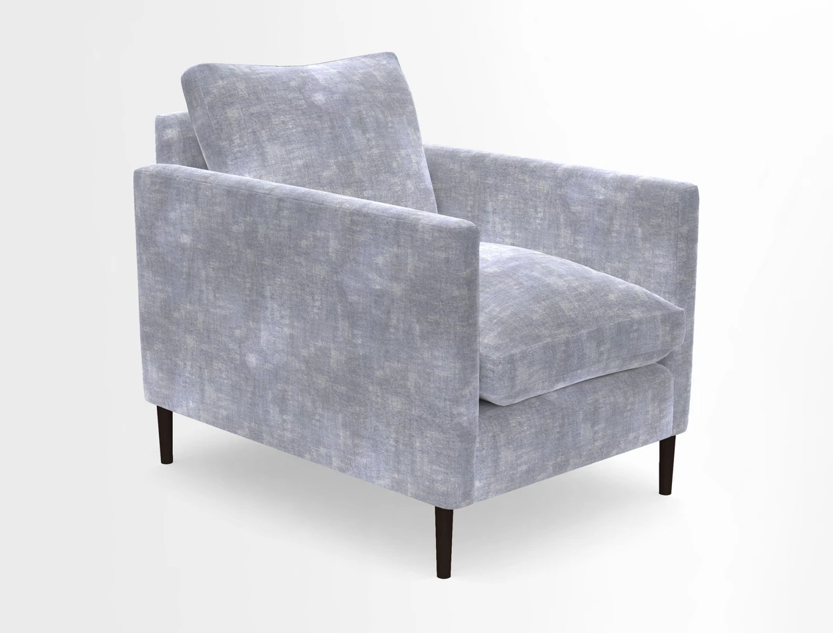 Heyshott Chair in Two Tone Plain Biscuit. Loose cover option available