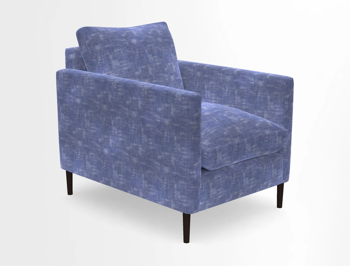 Heyshott Chair in Two Tone Plain Biscuit. Loose cover option available