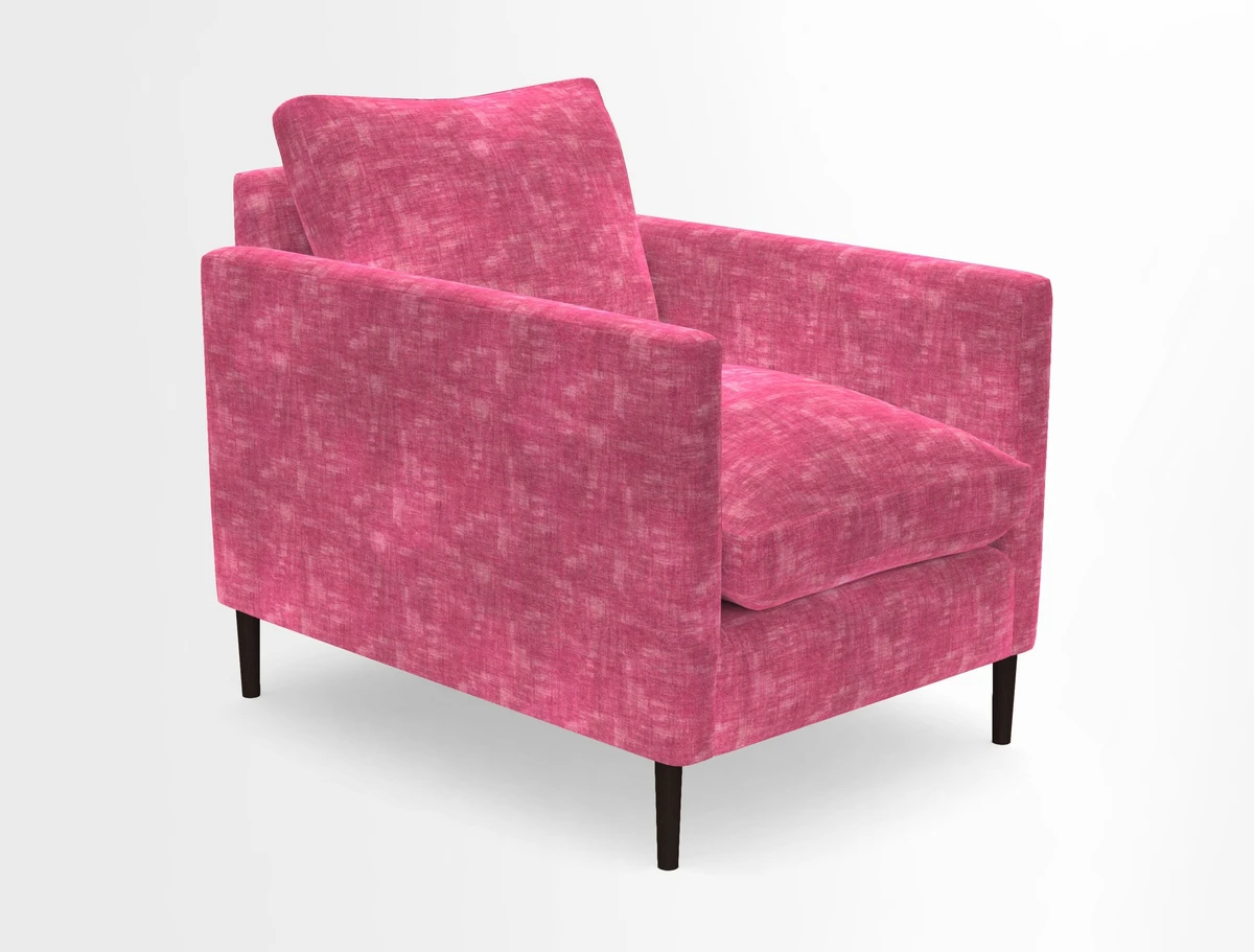 Heyshott Chair in Two Tone Plain Biscuit. Loose cover option available