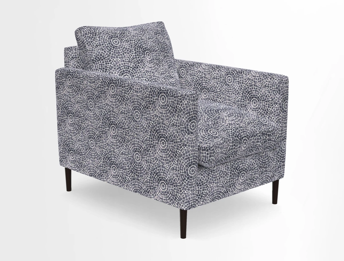 Heyshott Chair in Two Tone Plain Biscuit. Loose cover option available