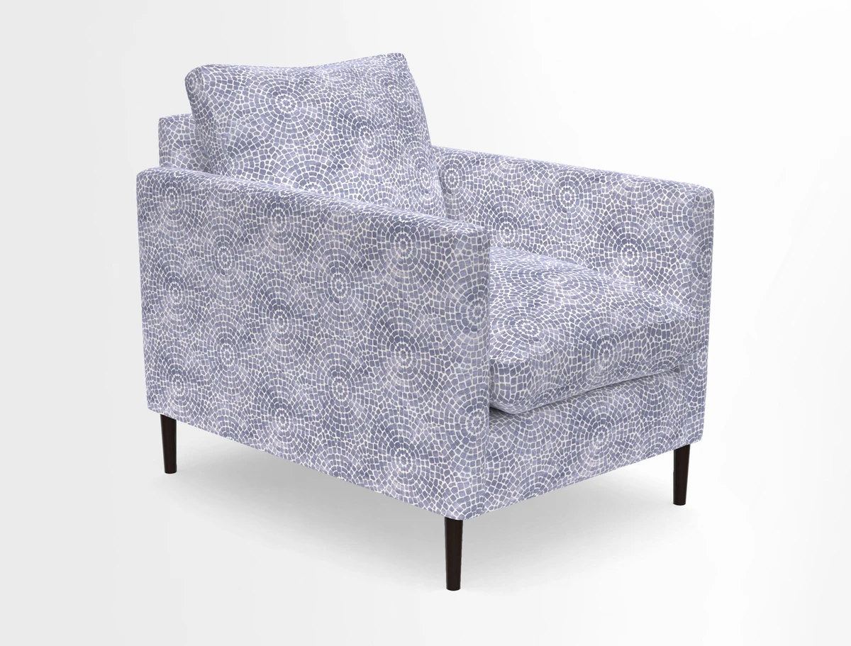 Heyshott Chair in Two Tone Plain Biscuit. Loose cover option available