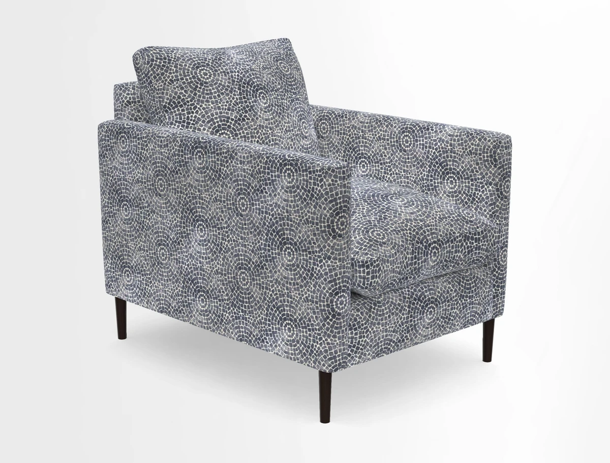 Heyshott Chair in Two Tone Plain Biscuit. Loose cover option available