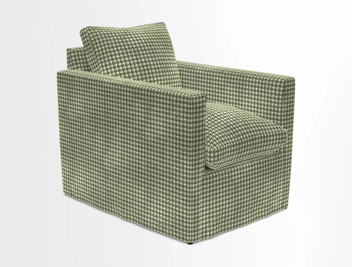 Heyshott Chair in Two Tone Plain Biscuit. Loose cover option available