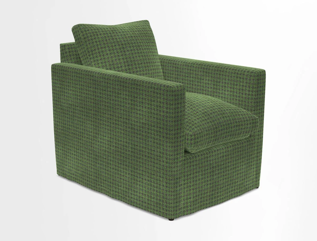 Heyshott Chair in Two Tone Plain Biscuit. Loose cover option available