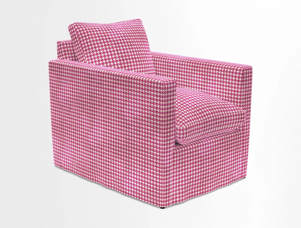 Heyshott Chair in Two Tone Plain Biscuit. Loose cover option available