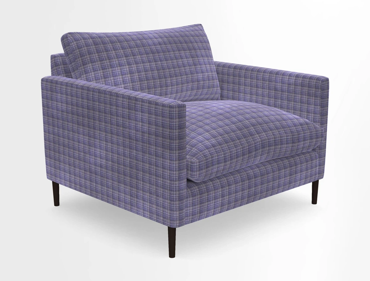 Heyshott Snuggler in Two Tone Plain Biscuit. Loose cover option available