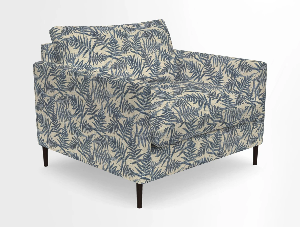 Heyshott Snuggler in Two Tone Plain Biscuit. Loose cover option available
