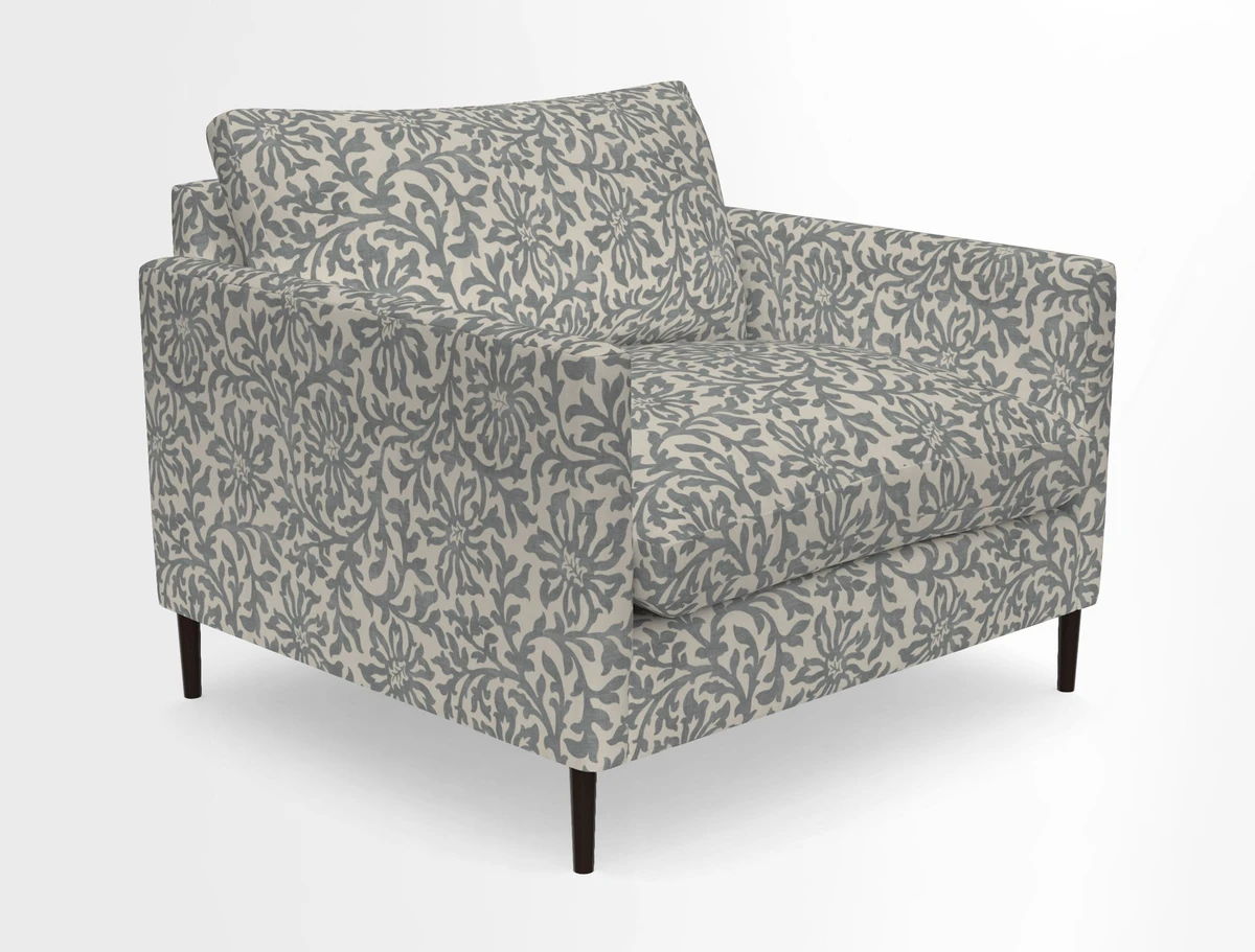 Heyshott Snuggler in Two Tone Plain Biscuit. Loose cover option available