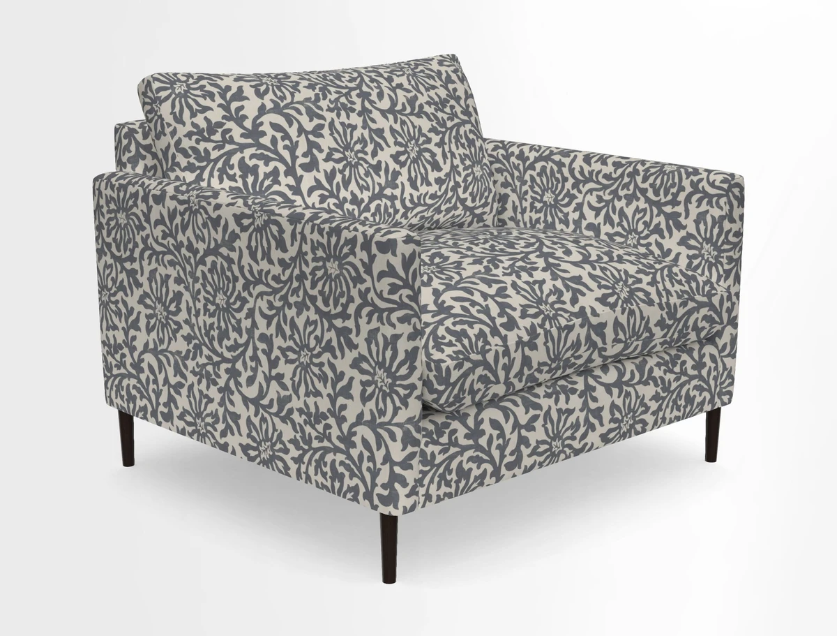 Heyshott Snuggler in Two Tone Plain Biscuit. Loose cover option available
