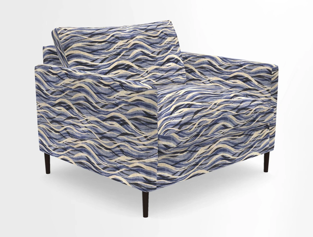 Heyshott Snuggler in Two Tone Plain Biscuit. Loose cover option available