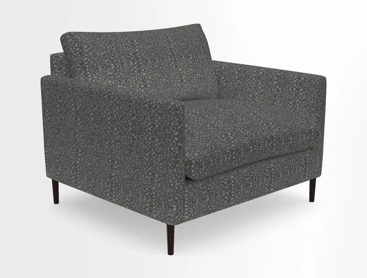 Heyshott Snuggler in Two Tone Plain Biscuit. Loose cover option available