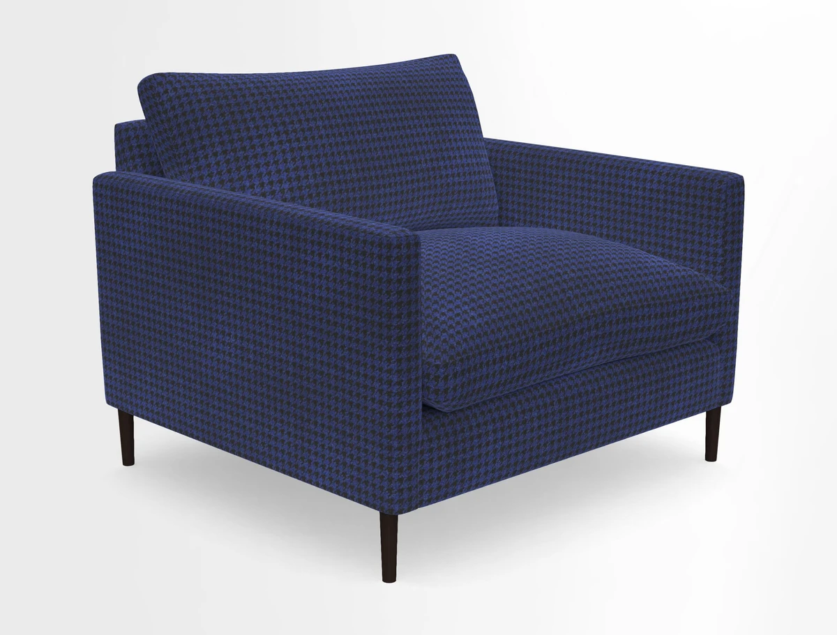 Heyshott Snuggler in Two Tone Plain Biscuit. Loose cover option available