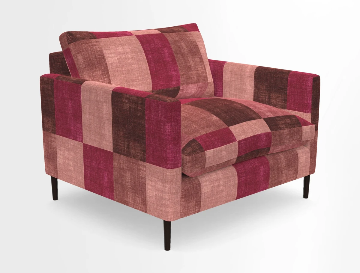 Heyshott Snuggler in Two Tone Plain Biscuit. Loose cover option available