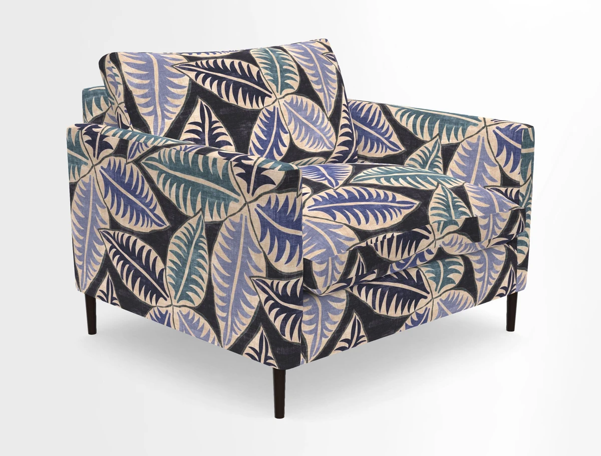 Heyshott Snuggler in Two Tone Plain Biscuit. Loose cover option available