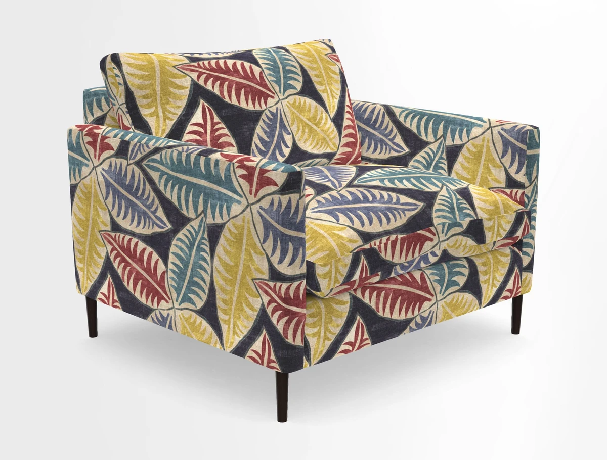 Heyshott Snuggler in Two Tone Plain Biscuit. Loose cover option available