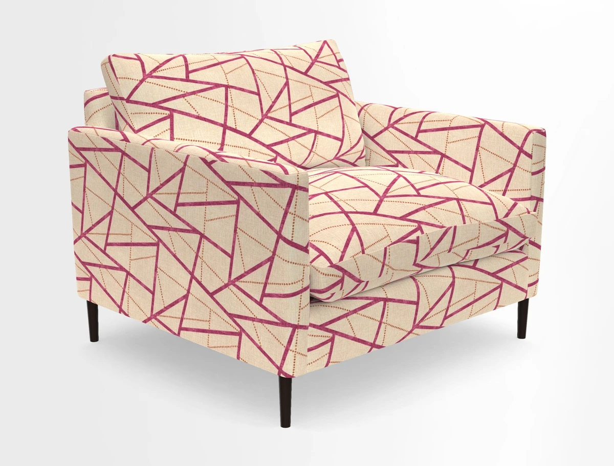 Heyshott Snuggler in Two Tone Plain Biscuit. Loose cover option available
