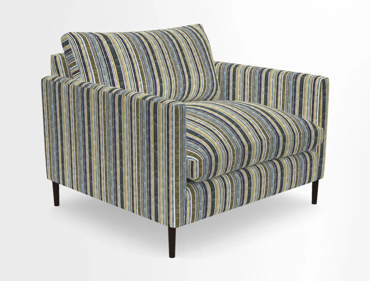 Heyshott Snuggler in Two Tone Plain Biscuit. Loose cover option available