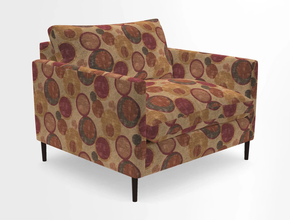 Heyshott Snuggler in Two Tone Plain Biscuit. Loose cover option available