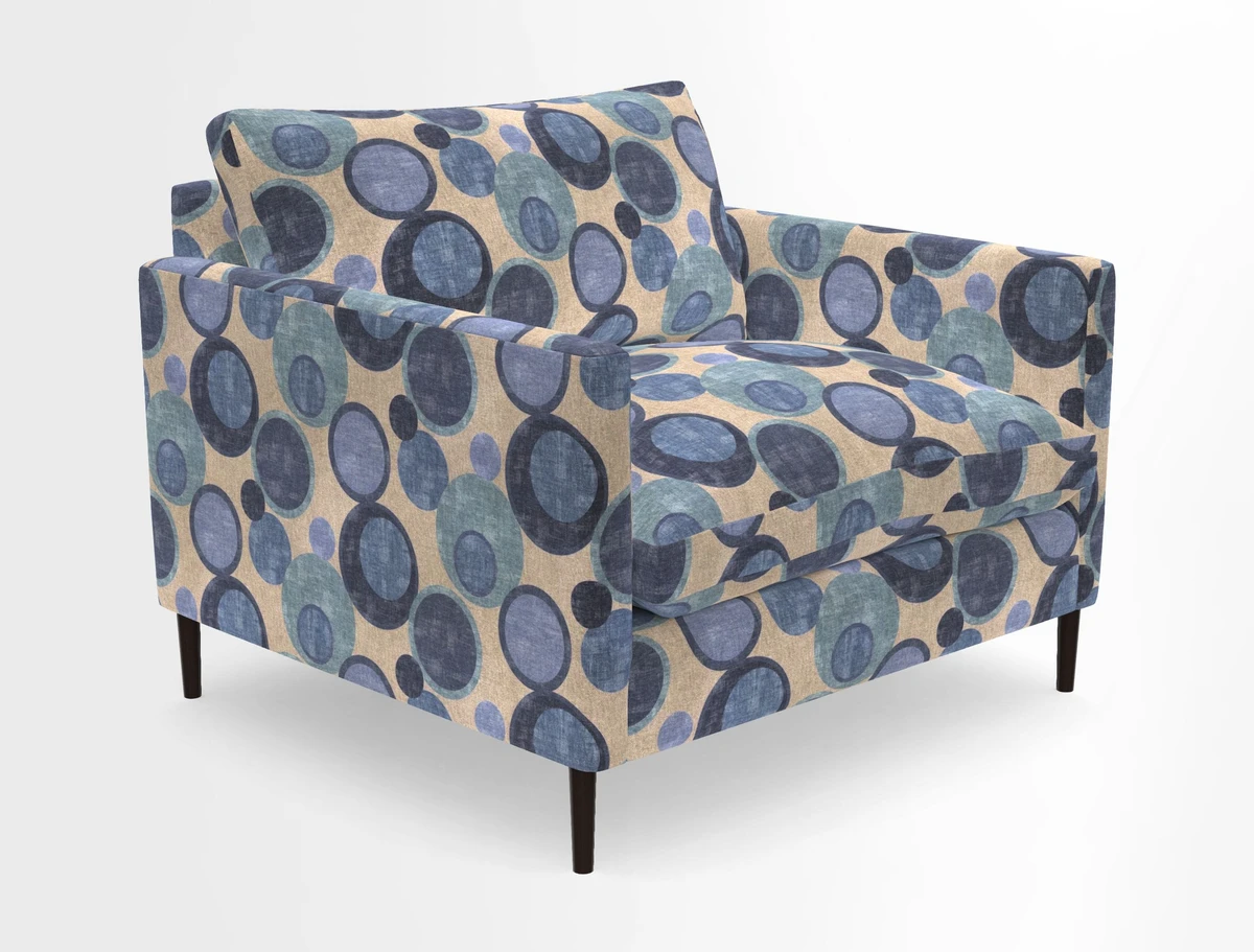 Heyshott Snuggler in Two Tone Plain Biscuit. Loose cover option available
