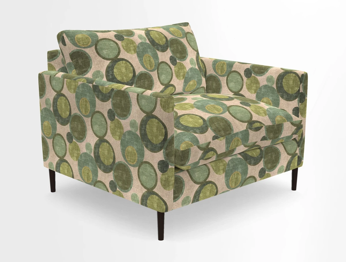 Heyshott Snuggler in Two Tone Plain Biscuit. Loose cover option available